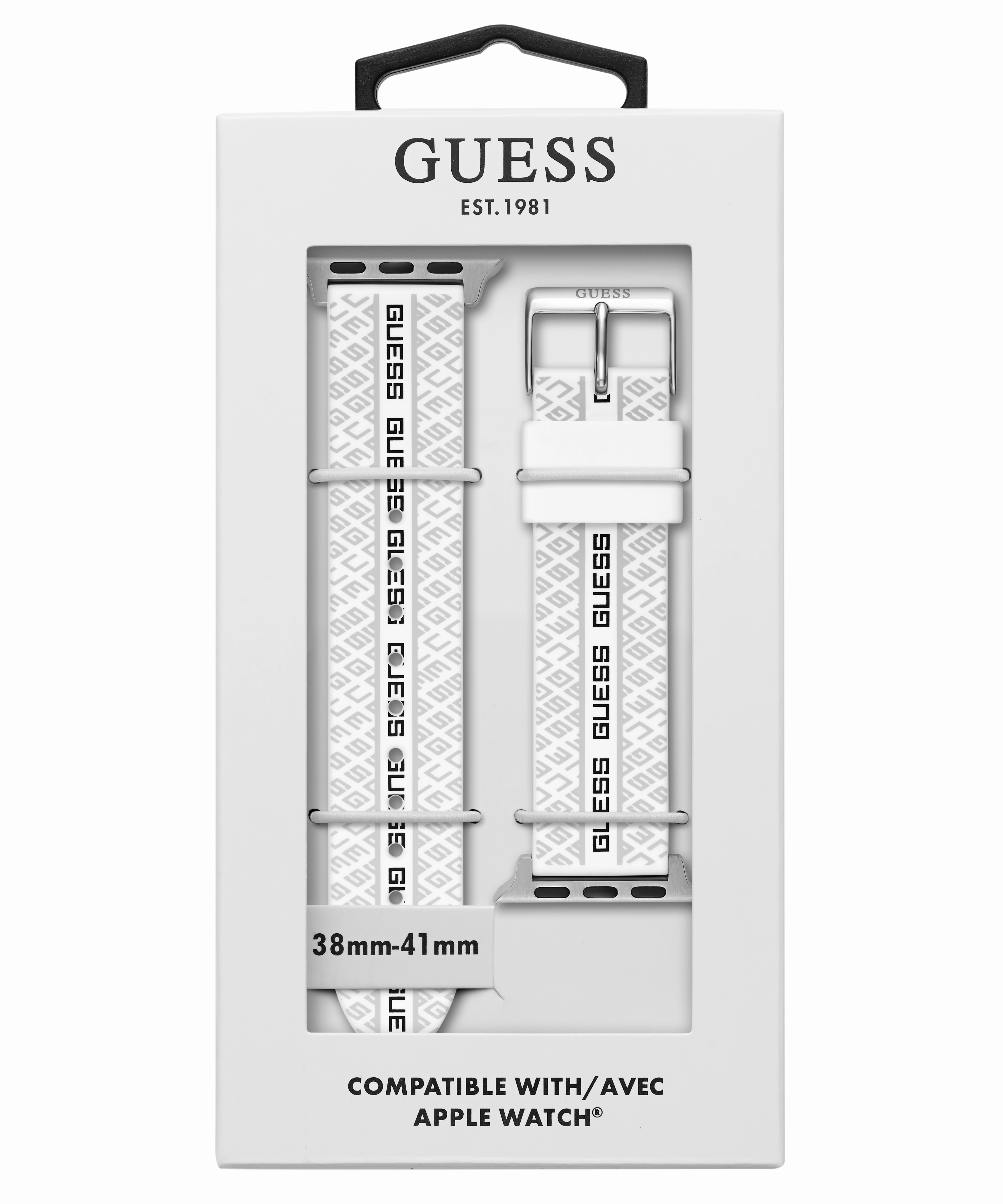 GUESS Logo Silicone Band for Apple 38-40 mm Watch