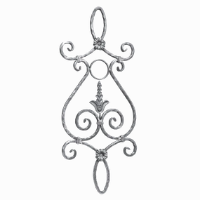 Hammered Forged Iron Panel ART475/2