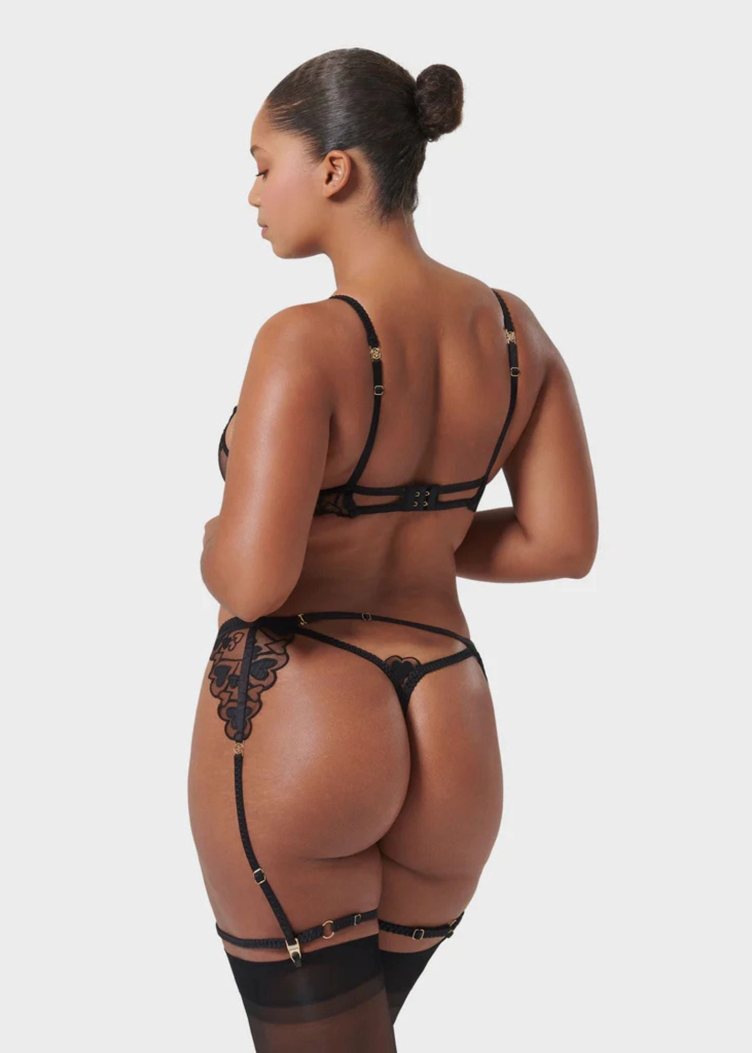 Harlow Wired Bra (Black)