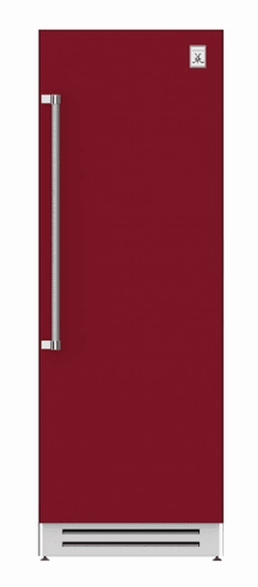 Hestan KRCL30BG 30" Column Refrigerator - Left Hinge - Burgundy / Tin Roof