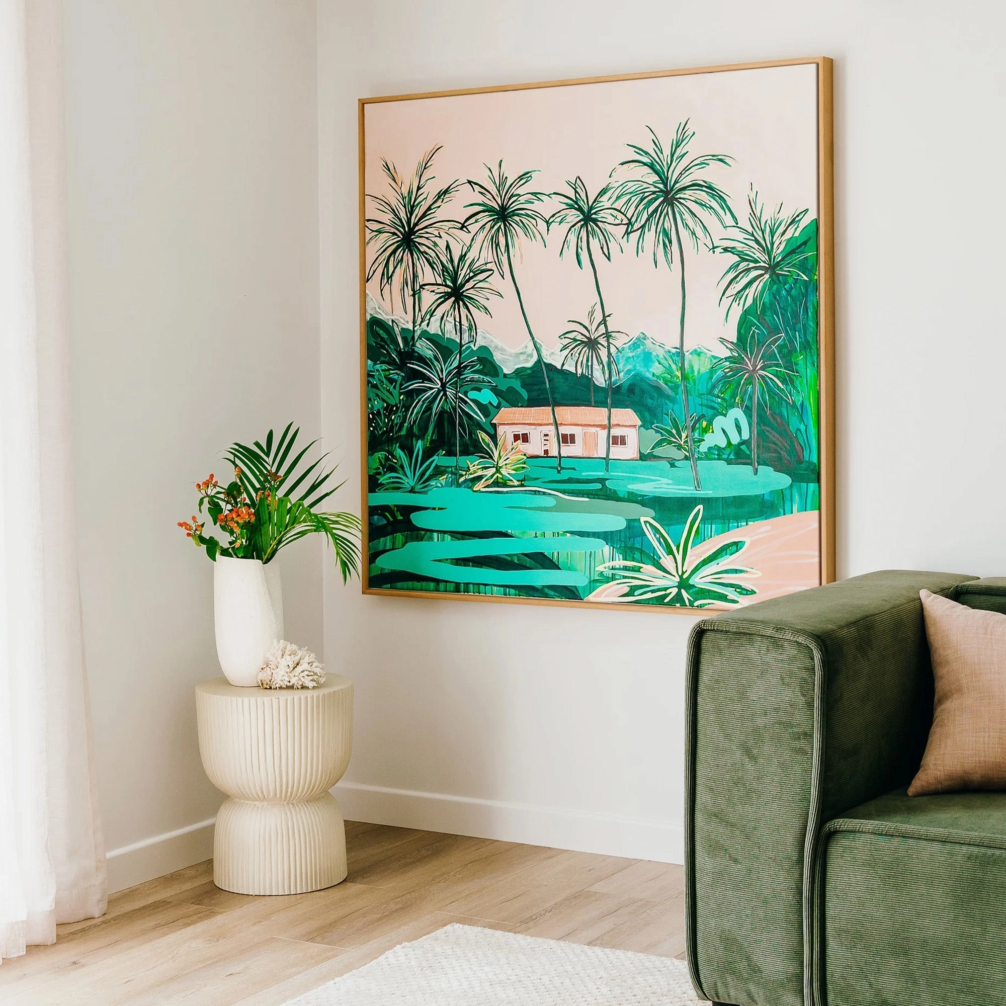 Island Treasure Canvas Print 80cm x 80cm