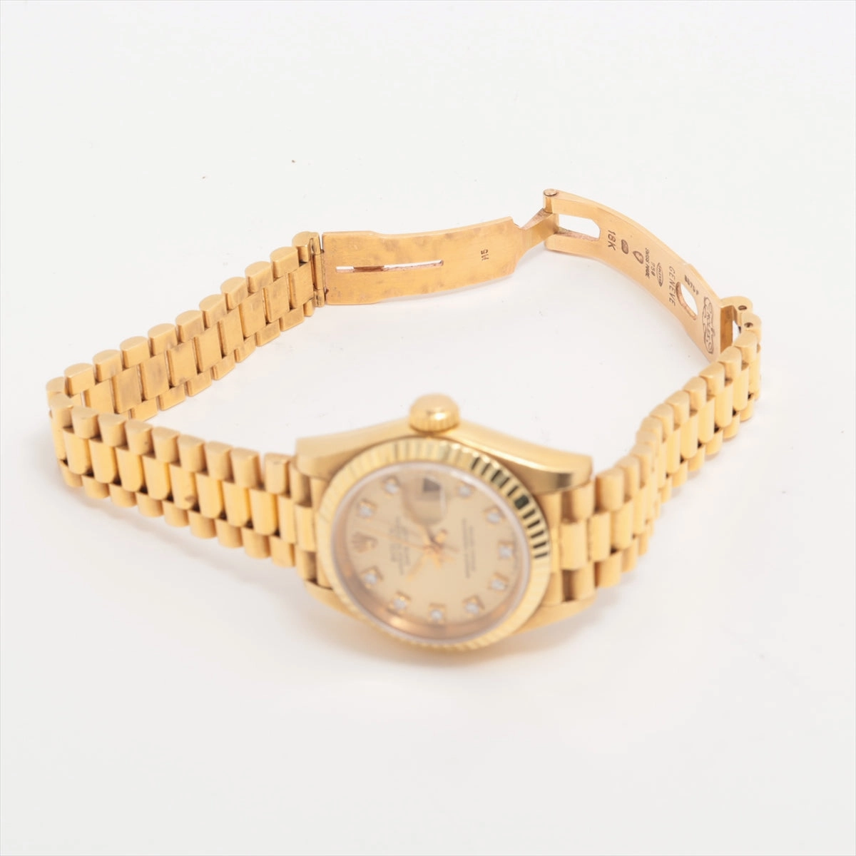 ITEM 25 - Rolex Datejust 26mm Yellow Gold with Diamonds