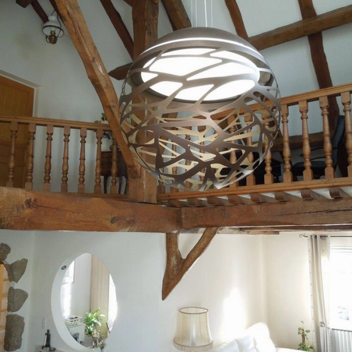 Kelly Sphere Ceiling Pendant In 3 Sizes And 2 Colours