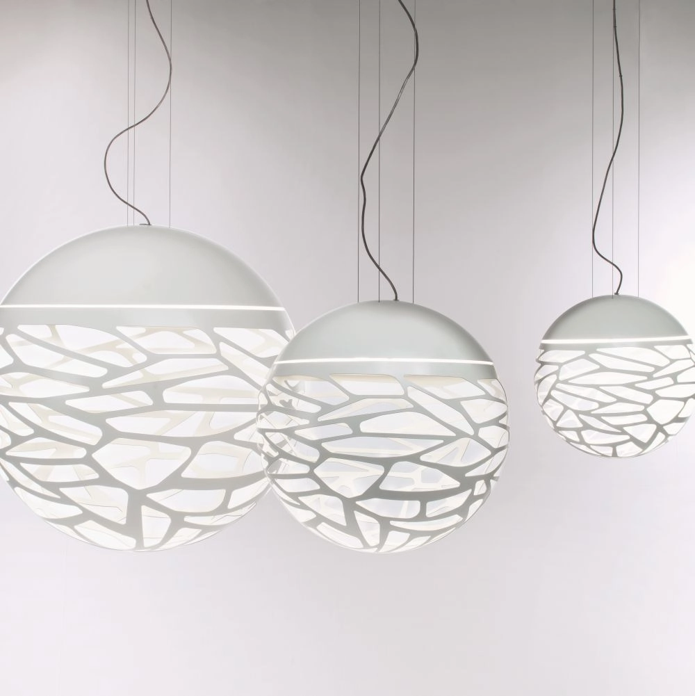Kelly Sphere Ceiling Pendant In 3 Sizes And 2 Colours