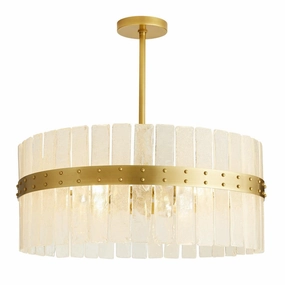 Luxe Glass Chandelier