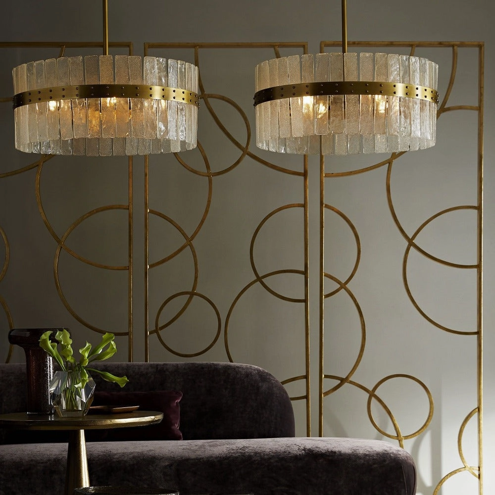 Luxe Glass Chandelier