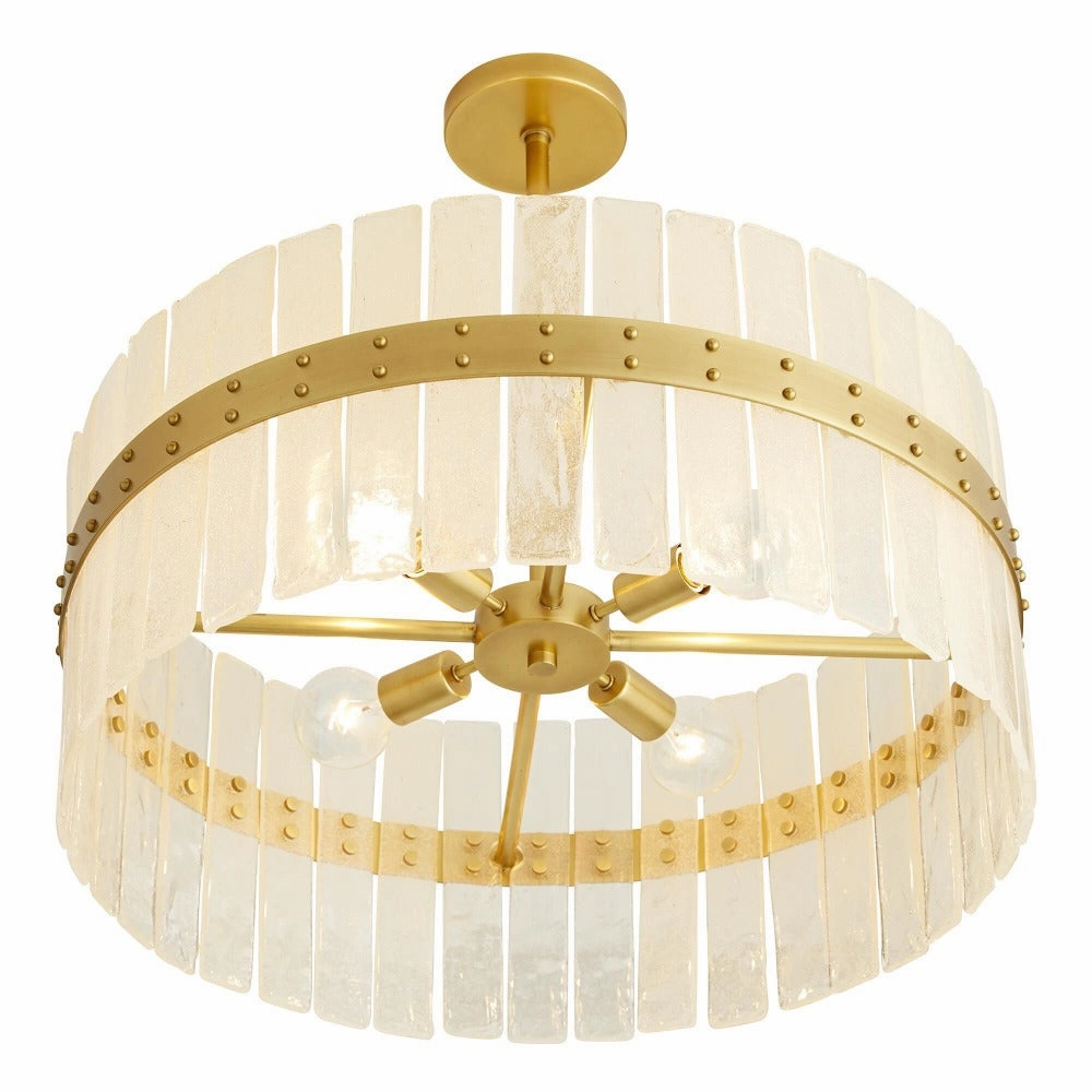 Luxe Glass Chandelier
