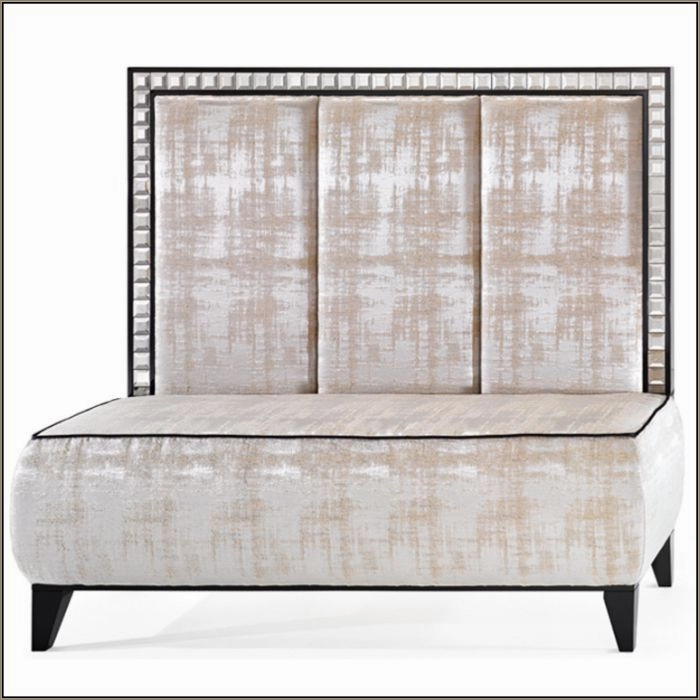 Luxurious Italian Upholstered Fabric Banquette