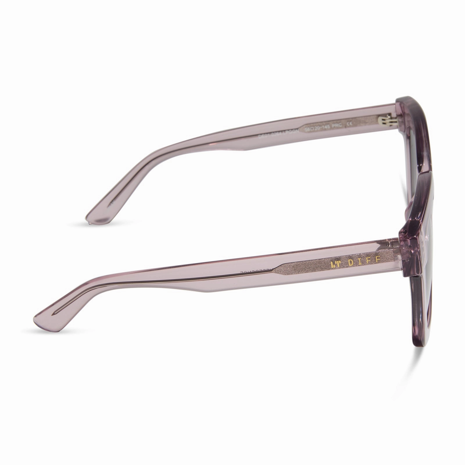 MAKAY - LIGHT PINK CRYSTAL   GREY GRADIENT SUNGLASSES