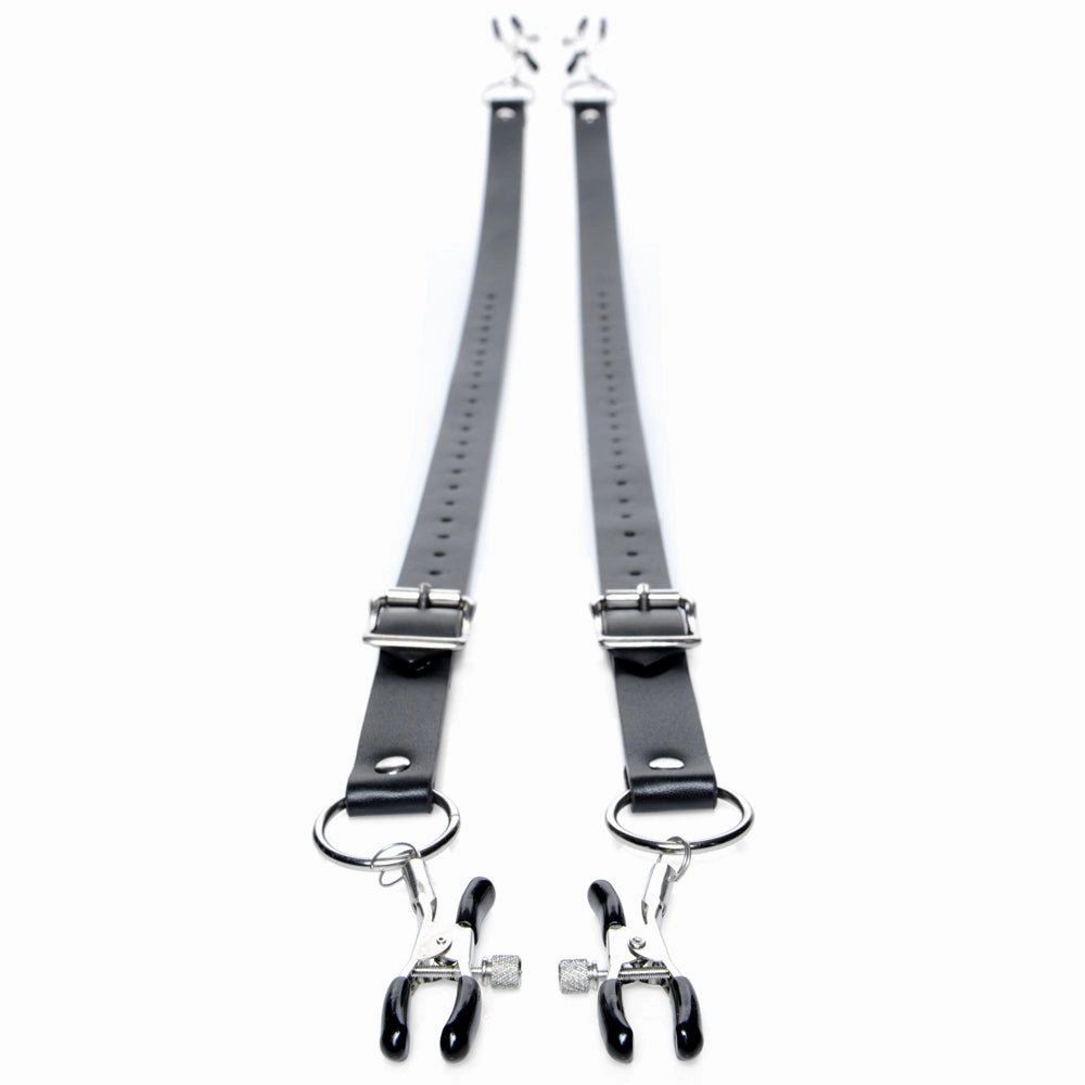 Master Series Spread Labia Spreader Straps With Clamps