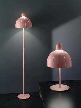 Metal Domed Floor Lamp