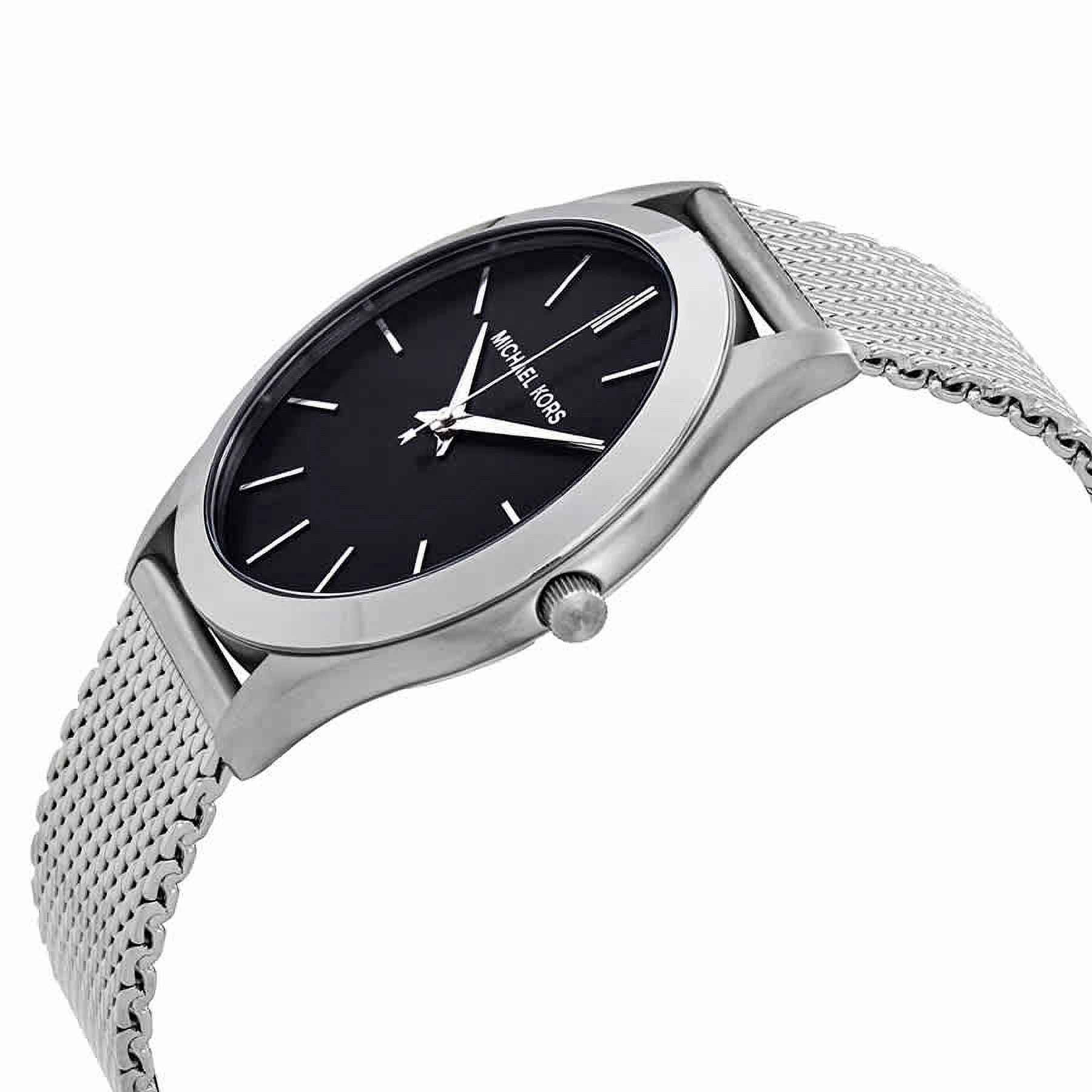 Michael Kors MK8606 Mens Silm Runway - Black