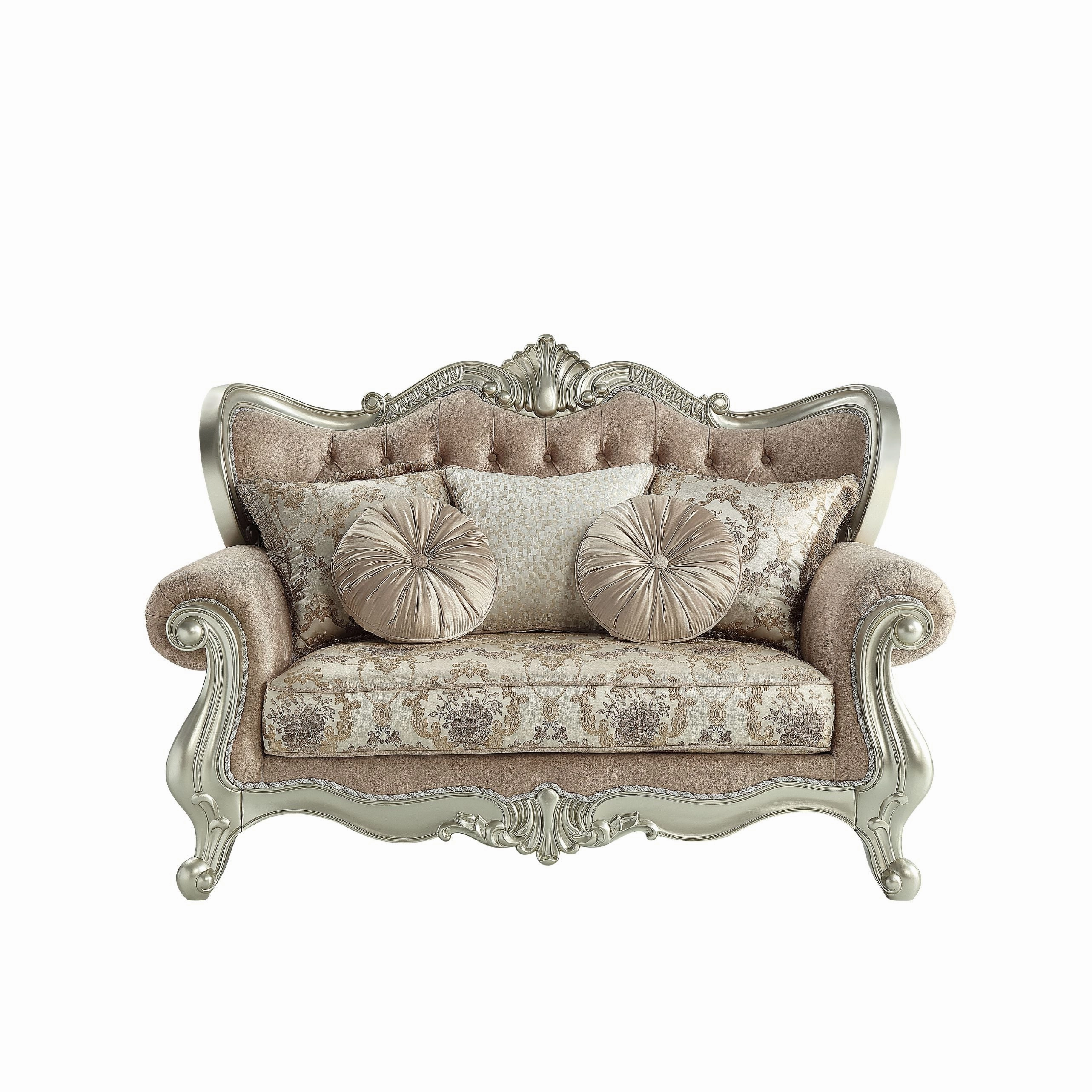 Mona Lisa Gold Loveseat