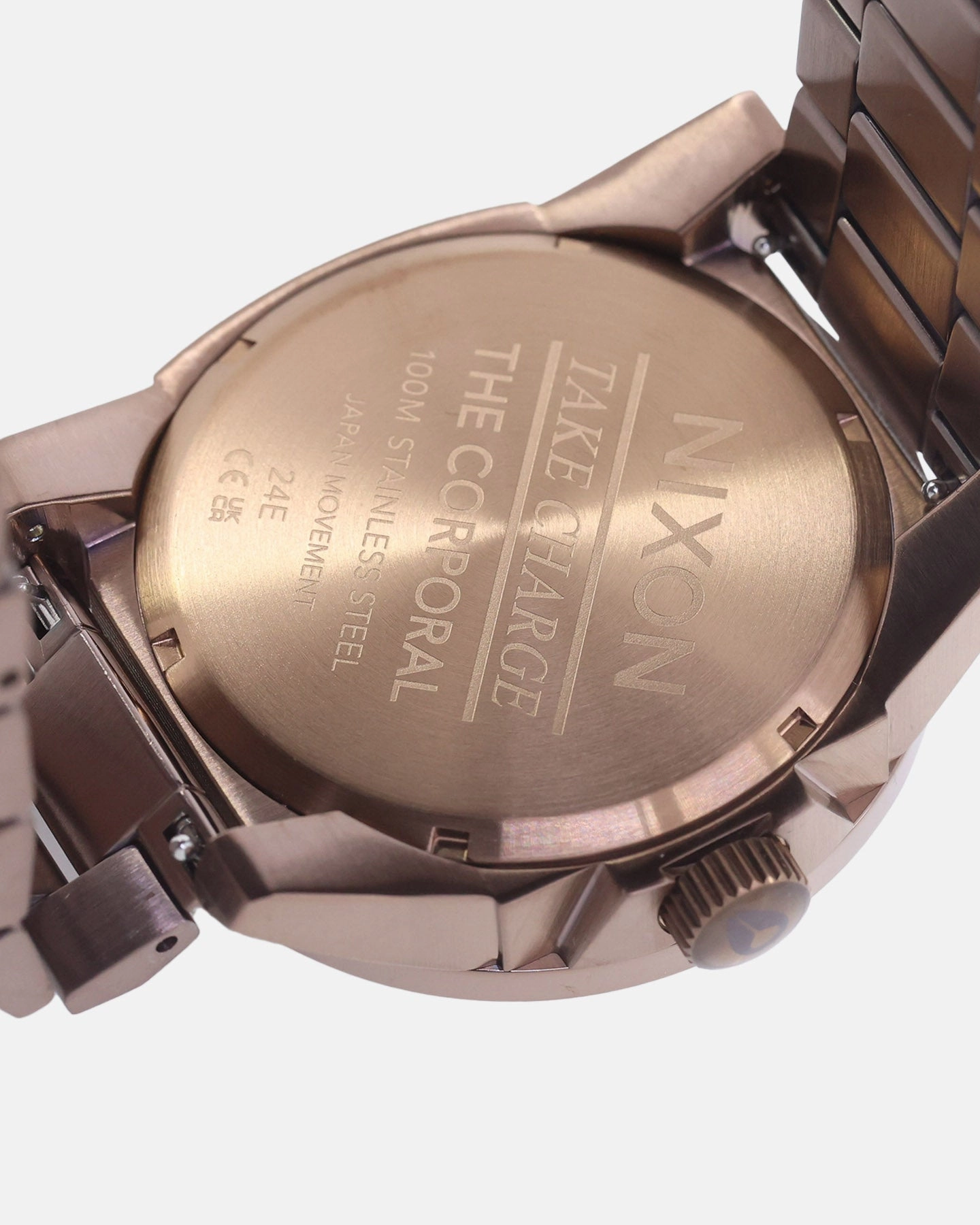 Nixon Corporal Stainless Steel Watch Chocolate/Dark Roast Brown