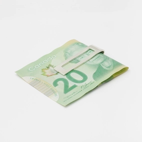 Open Money Clip in Silver