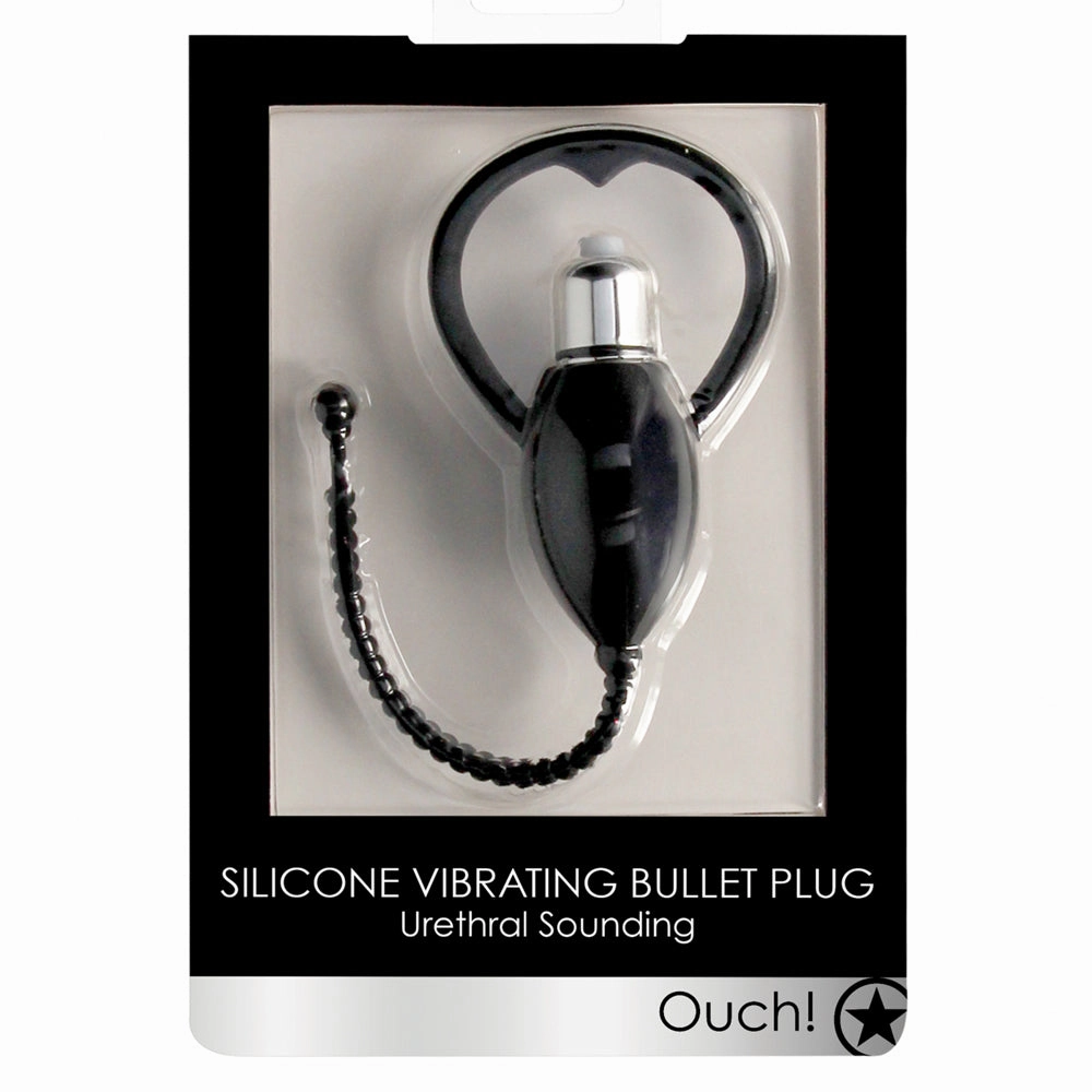 Ouch! Urethral Sounding Vibrating Bullet Plug