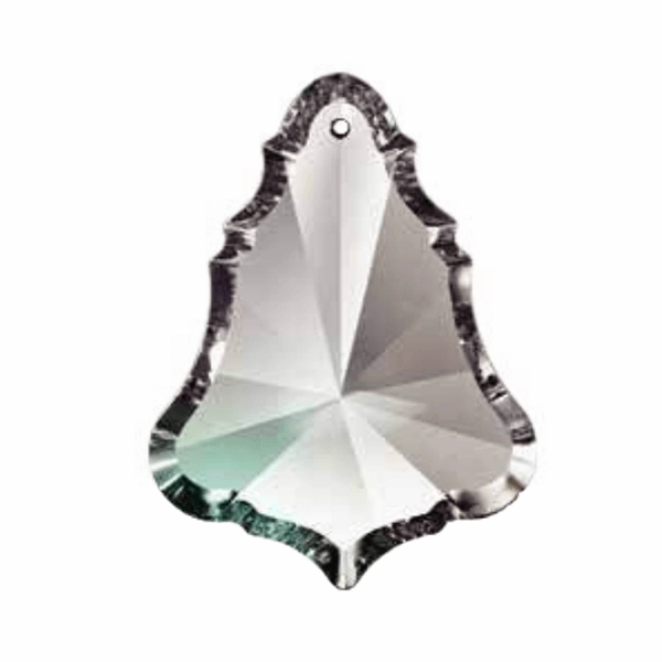 Pendeloque Crystal 4-inch Clear Prism with One Hole on Top