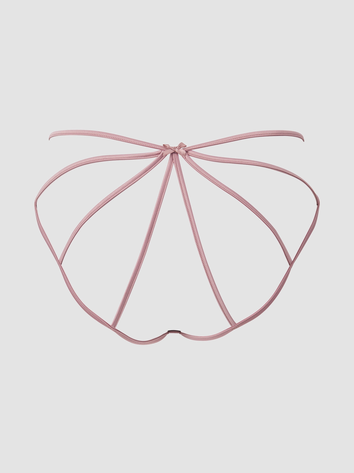 Petra Satin Caged Backless Hipster