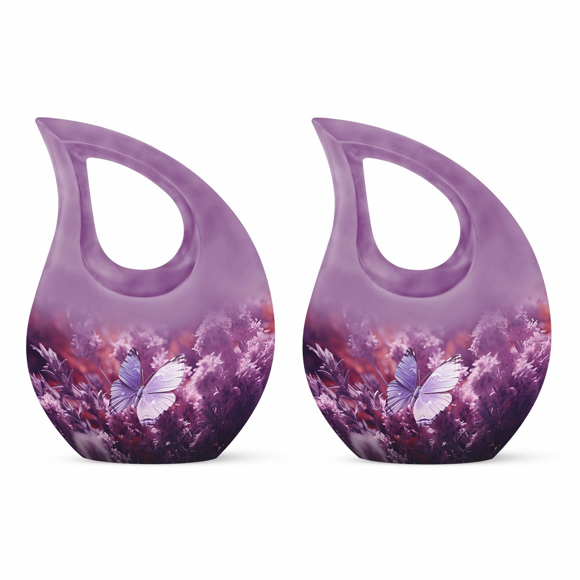 Refined Butterfly Sanctuary Memorial Urn for Cherished Ashes