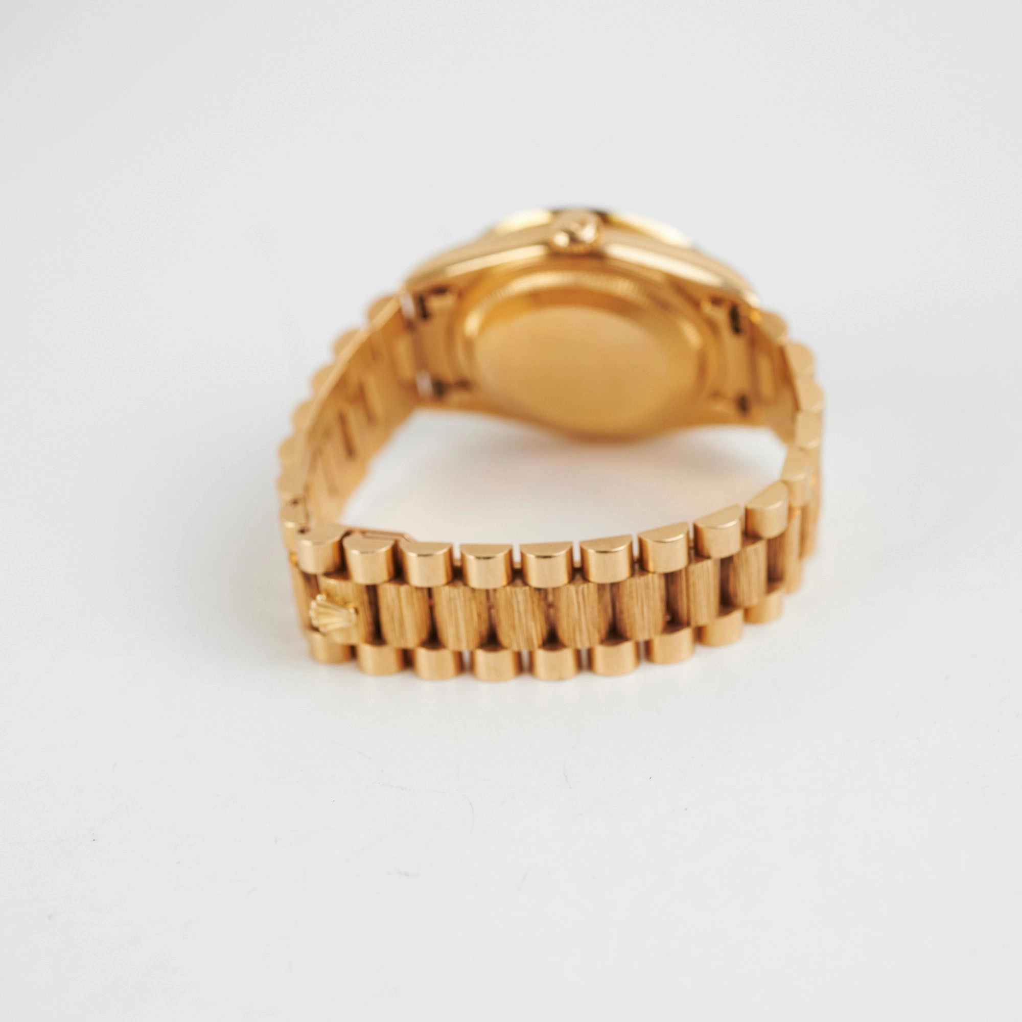 Rolex 36mm President 18k Yellow Gold with Aftermarket Diamonds Watch