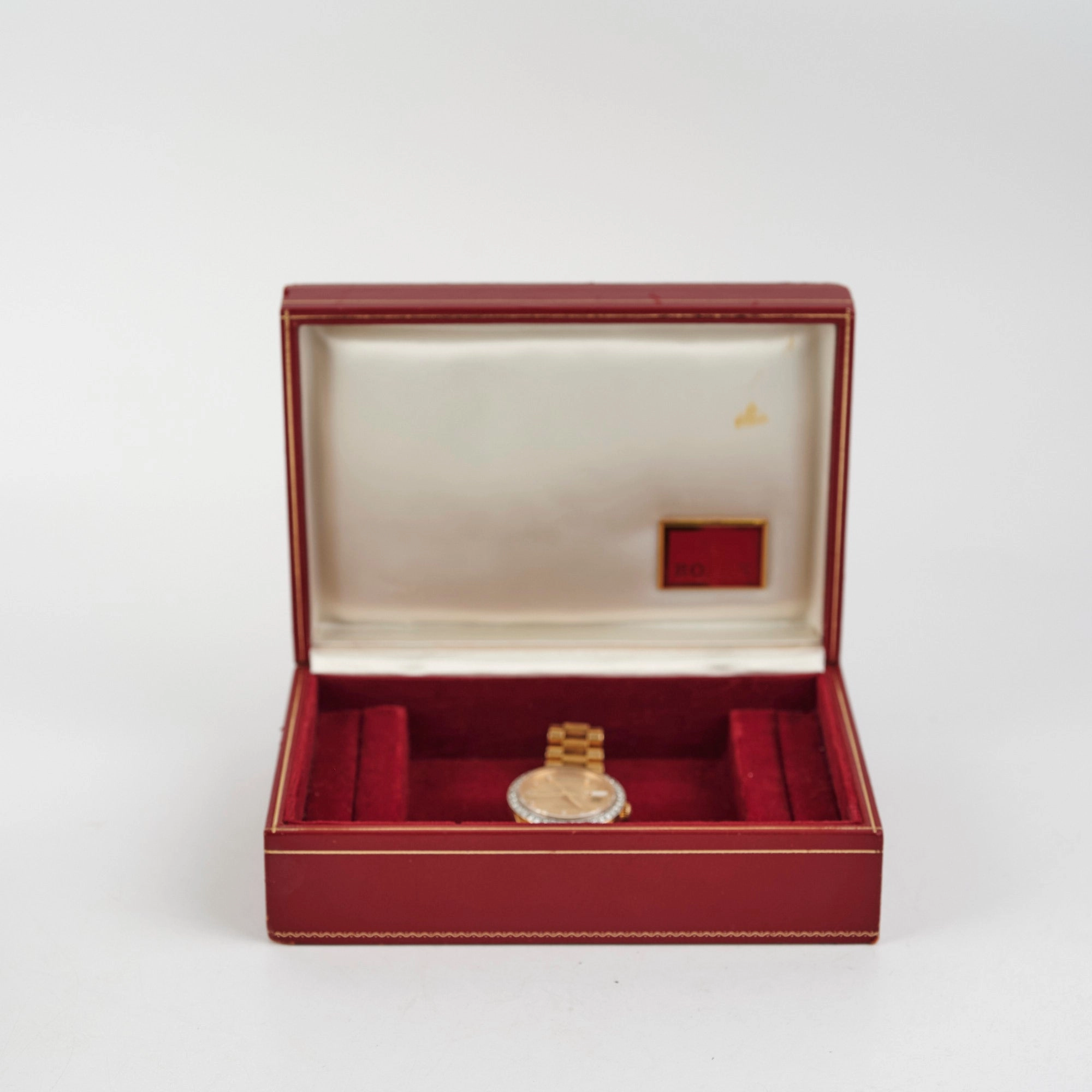 Rolex 36mm President 18k Yellow Gold with Aftermarket Diamonds Watch