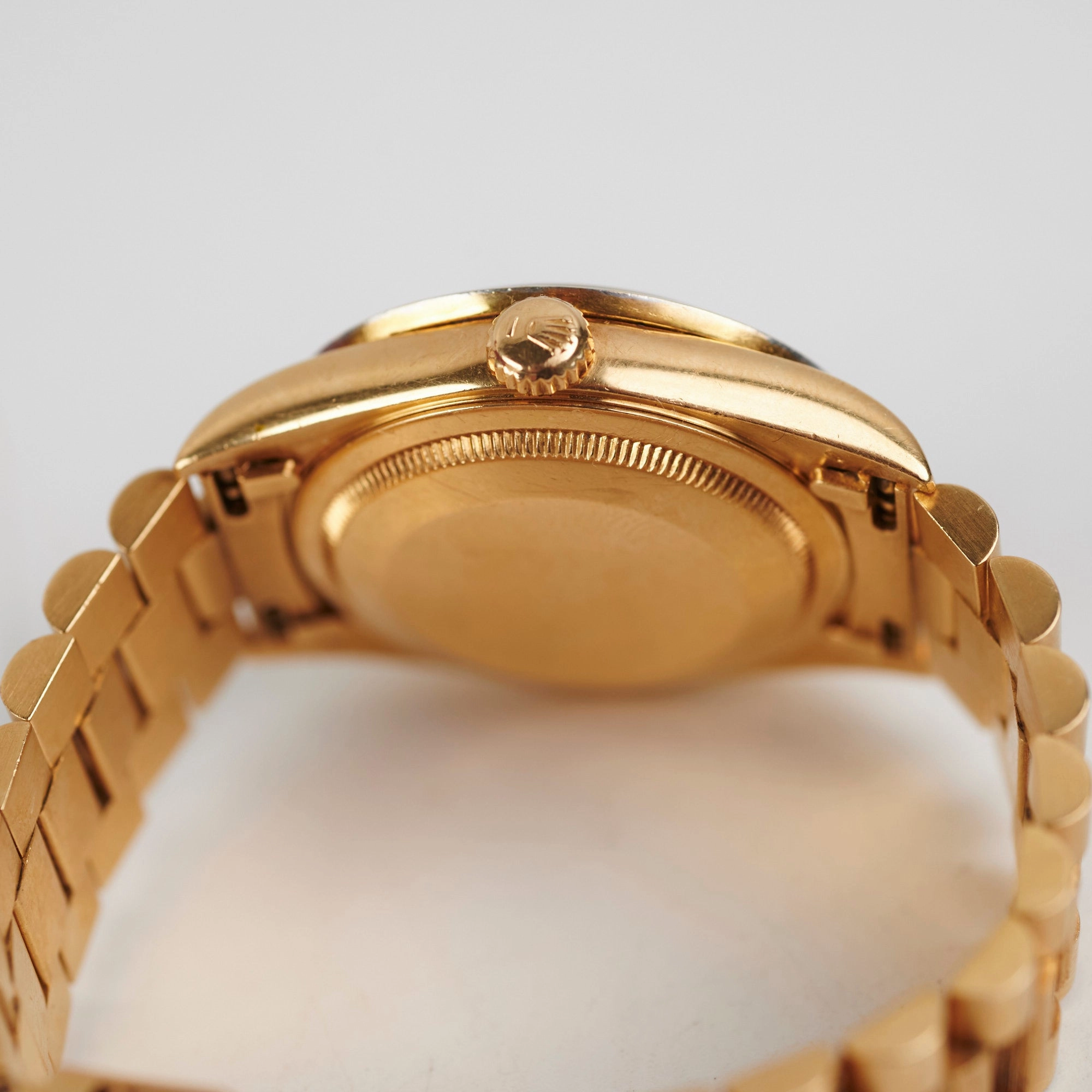 Rolex 36mm President 18k Yellow Gold with Aftermarket Diamonds Watch
