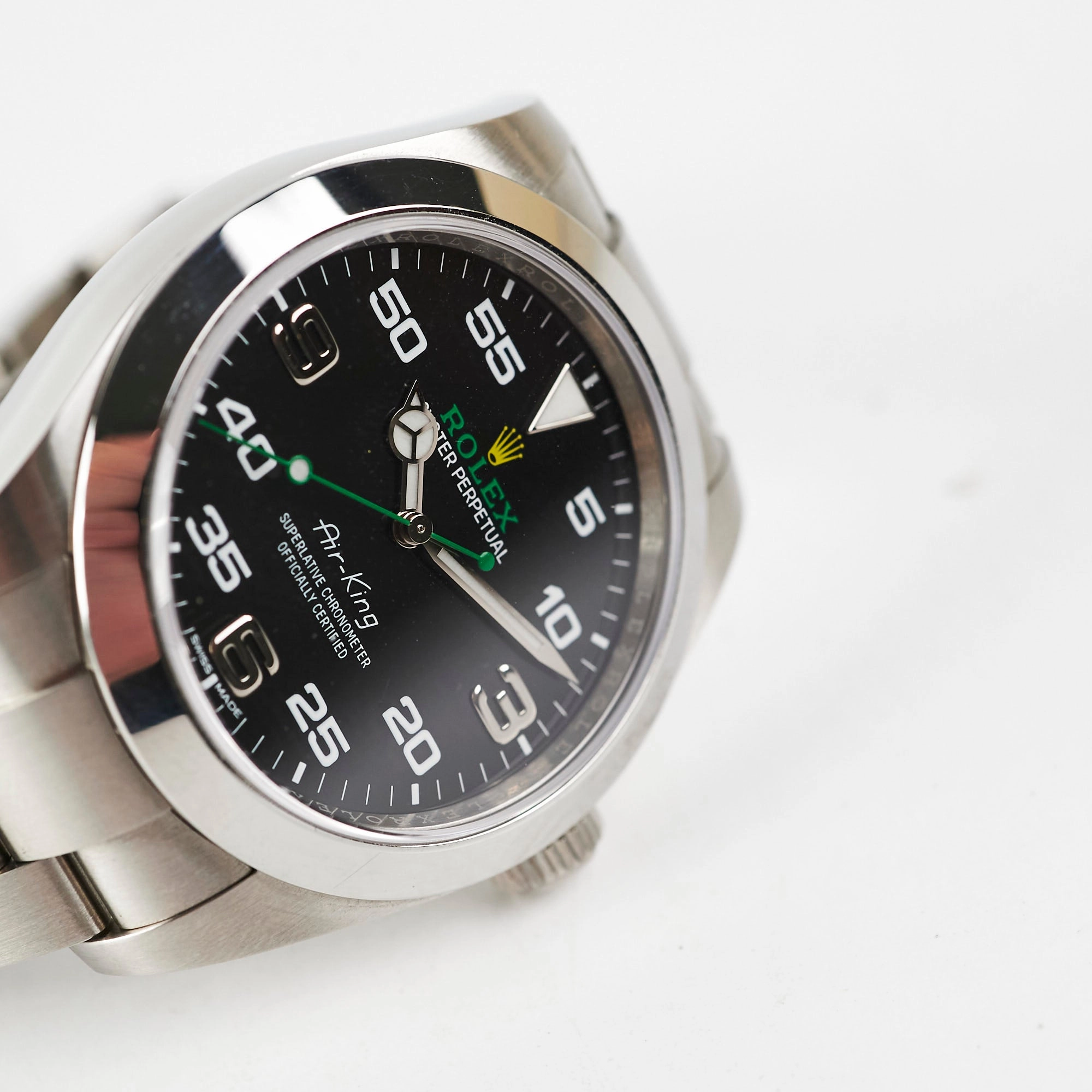 Rolex Air King 40mm Steel Black Dial Watch (116900) 2019