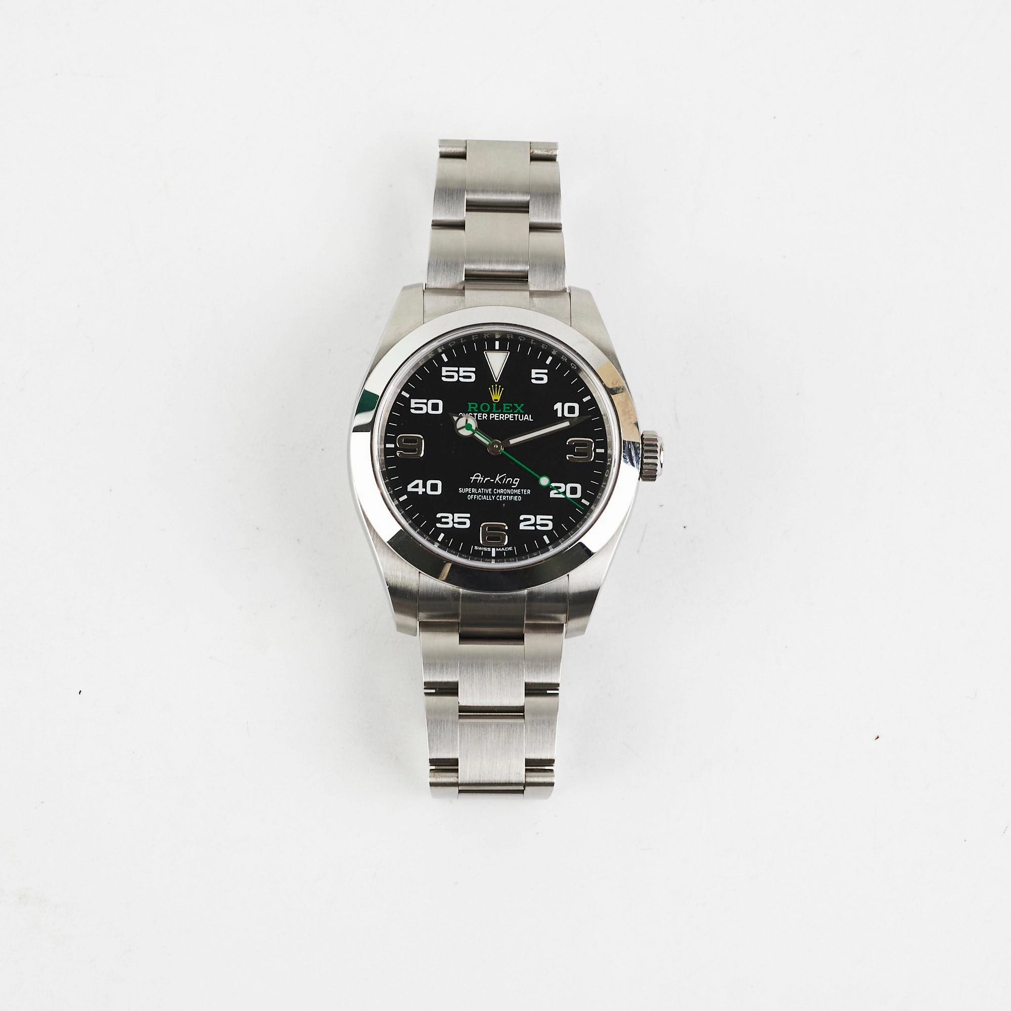 Rolex Air King 40mm Steel Black Dial Watch (116900) 2019