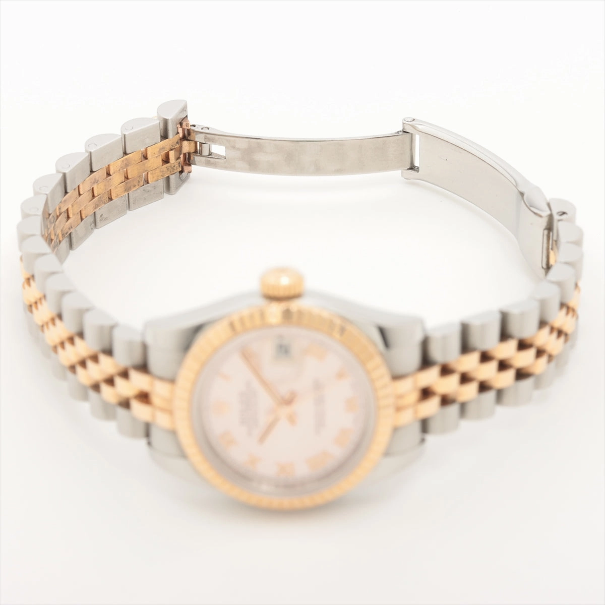 Rolex Datejust 26mm Pink Face Rose Gold Watch 179171