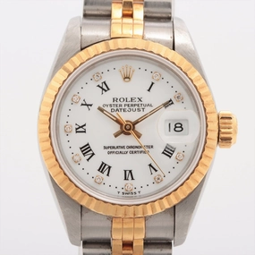 Rolex Datejust 26mm Two Toned White Diamond Dial Watch