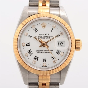 Rolex Datejust 26mm Two Toned White Diamond Dial Watch