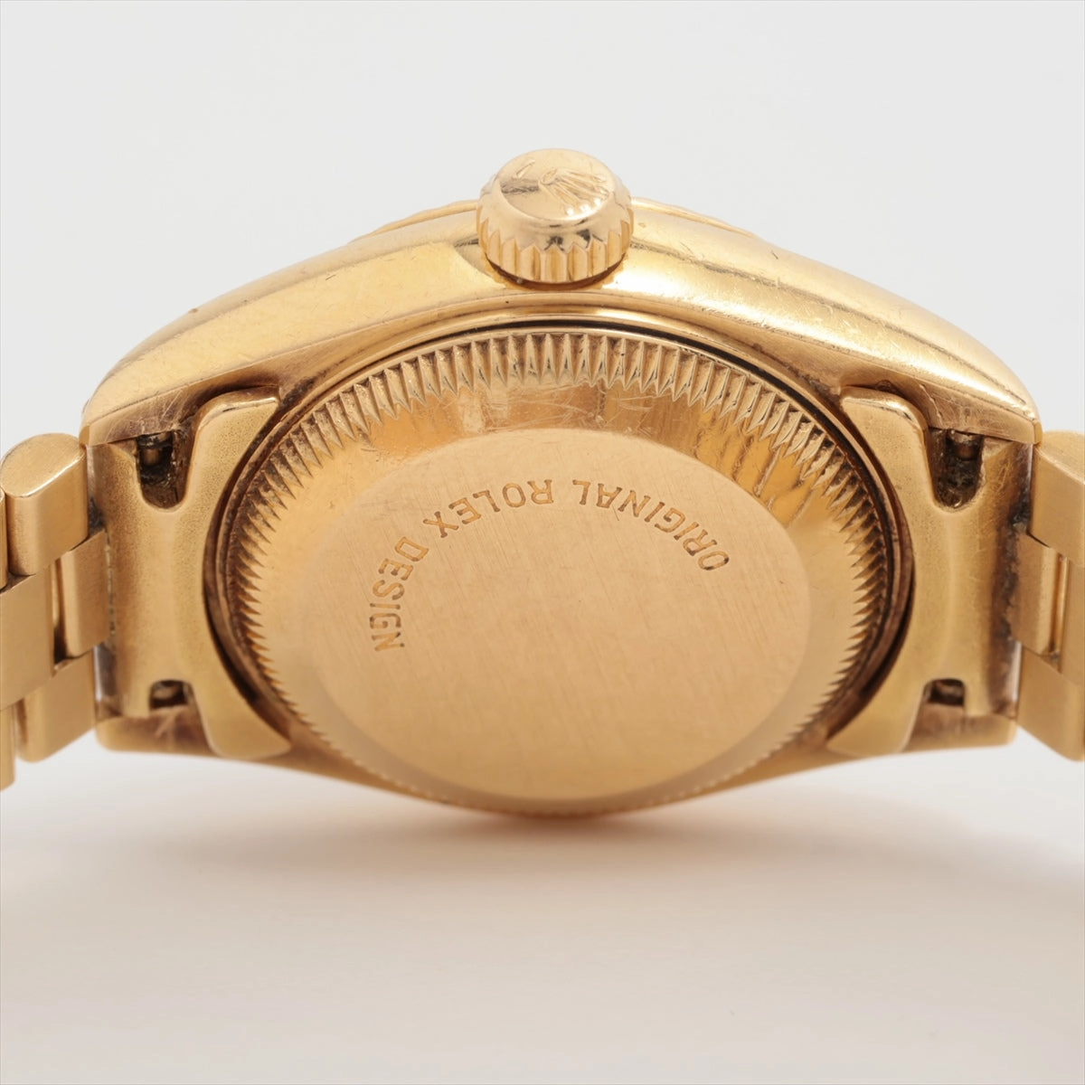 Rolex Datejust 26mm Watch Yellow Gold Champagne Face