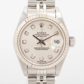 Rolex Datejust 26mm White Gold with Diamonds 79174G