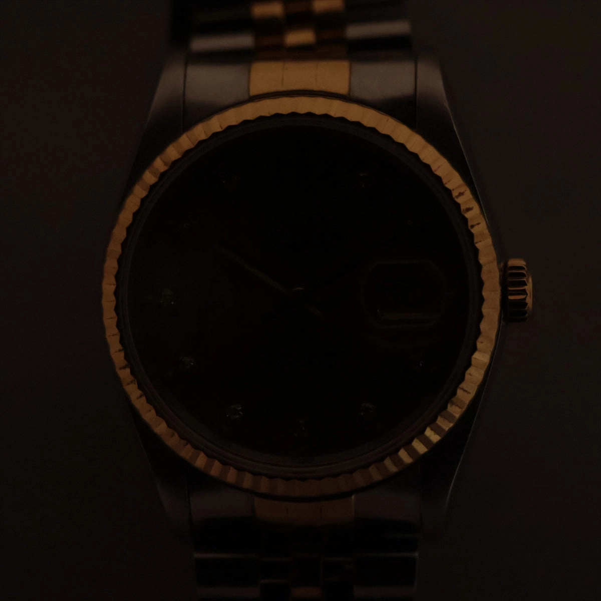 Rolex Datejust 36mm Two Toned with Diamonds Watch 16233