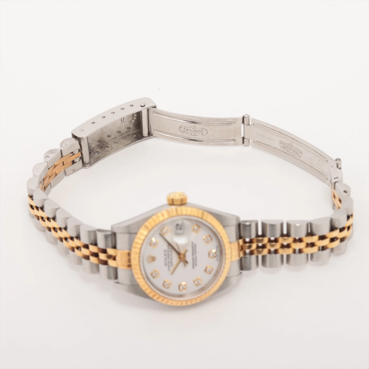 Rolex Datejust White Dial 26mm Two Toned Watch
