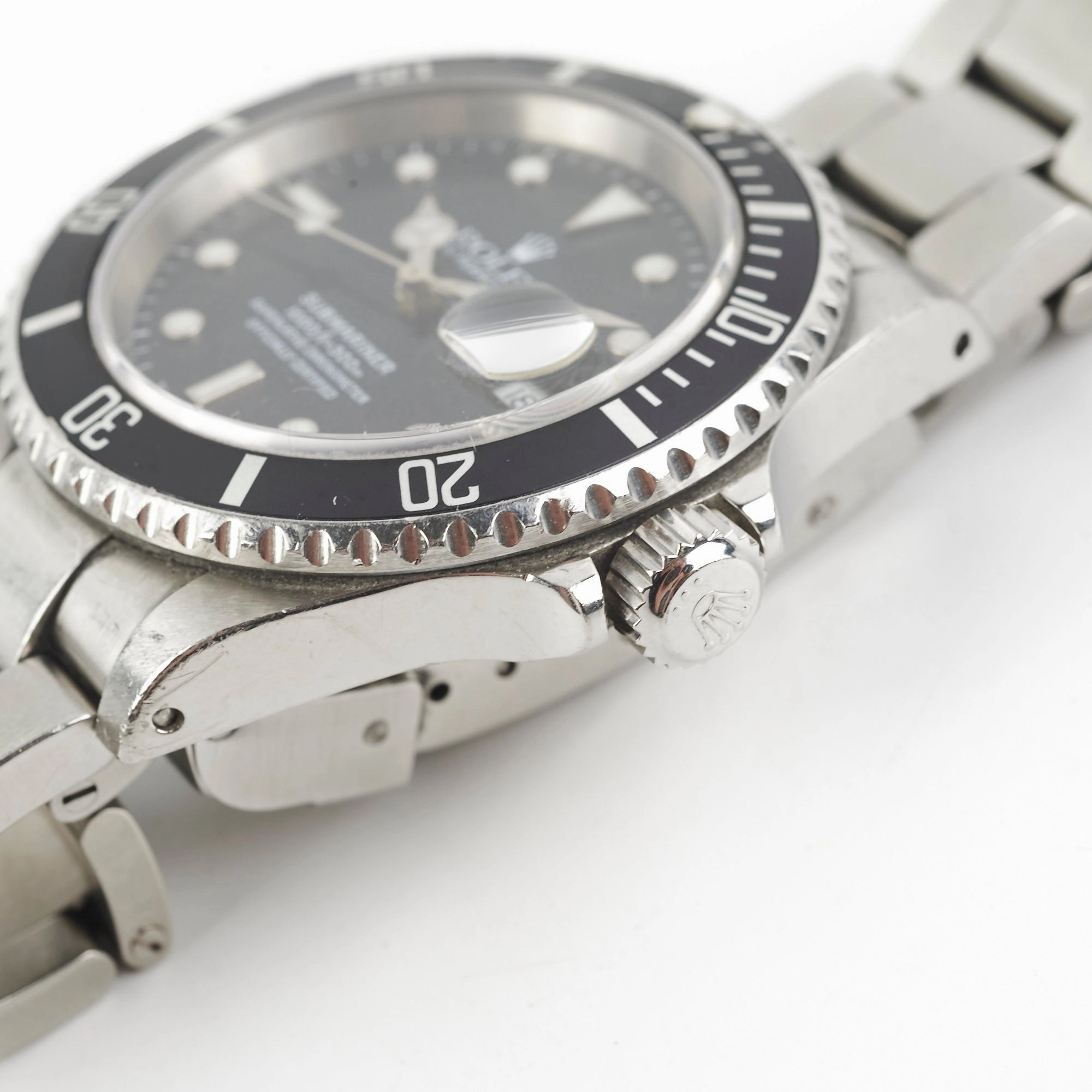 Rolex Submariner 40mm Black Face Watch - Year 2000