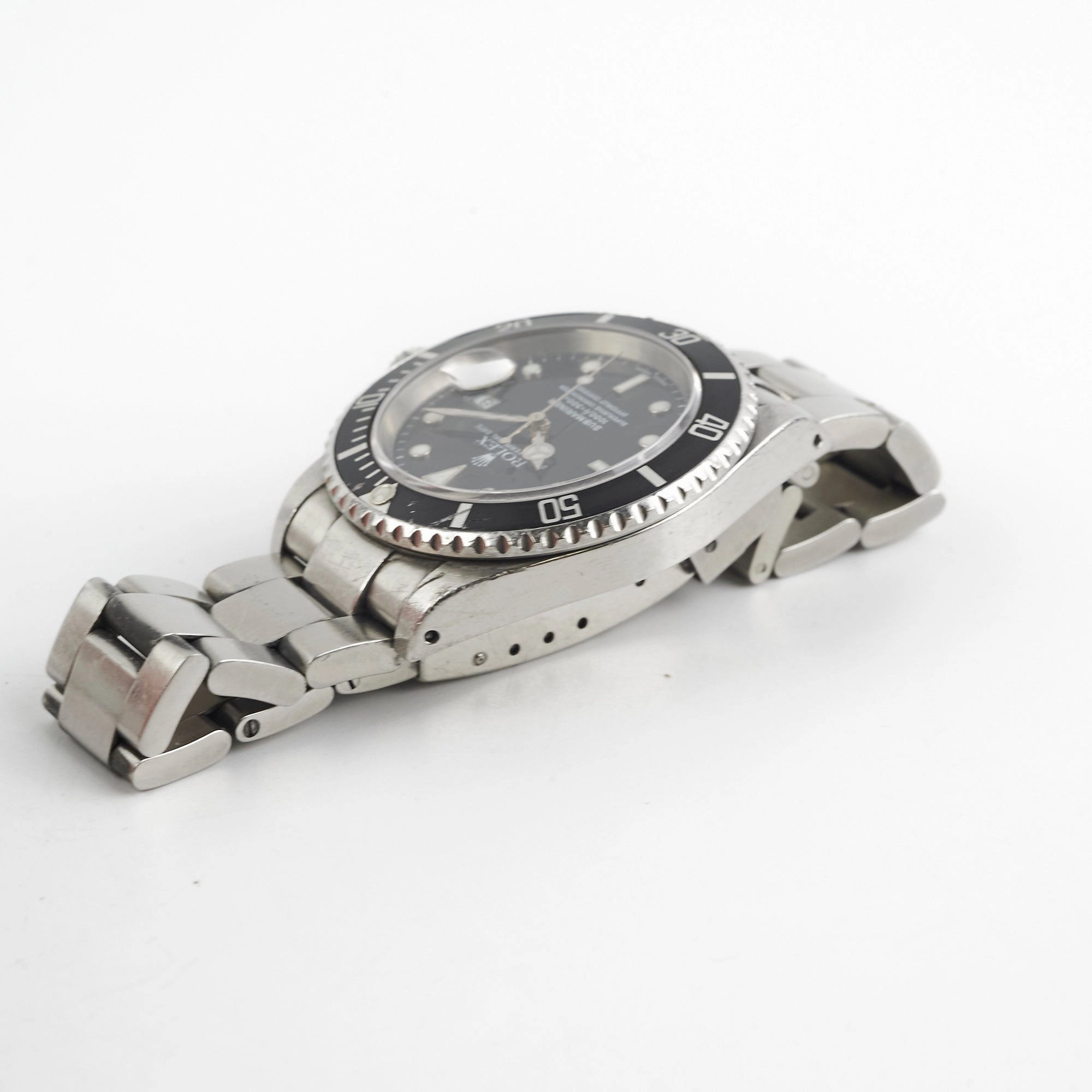 Rolex Submariner 40mm Black Face Watch - Year 2000