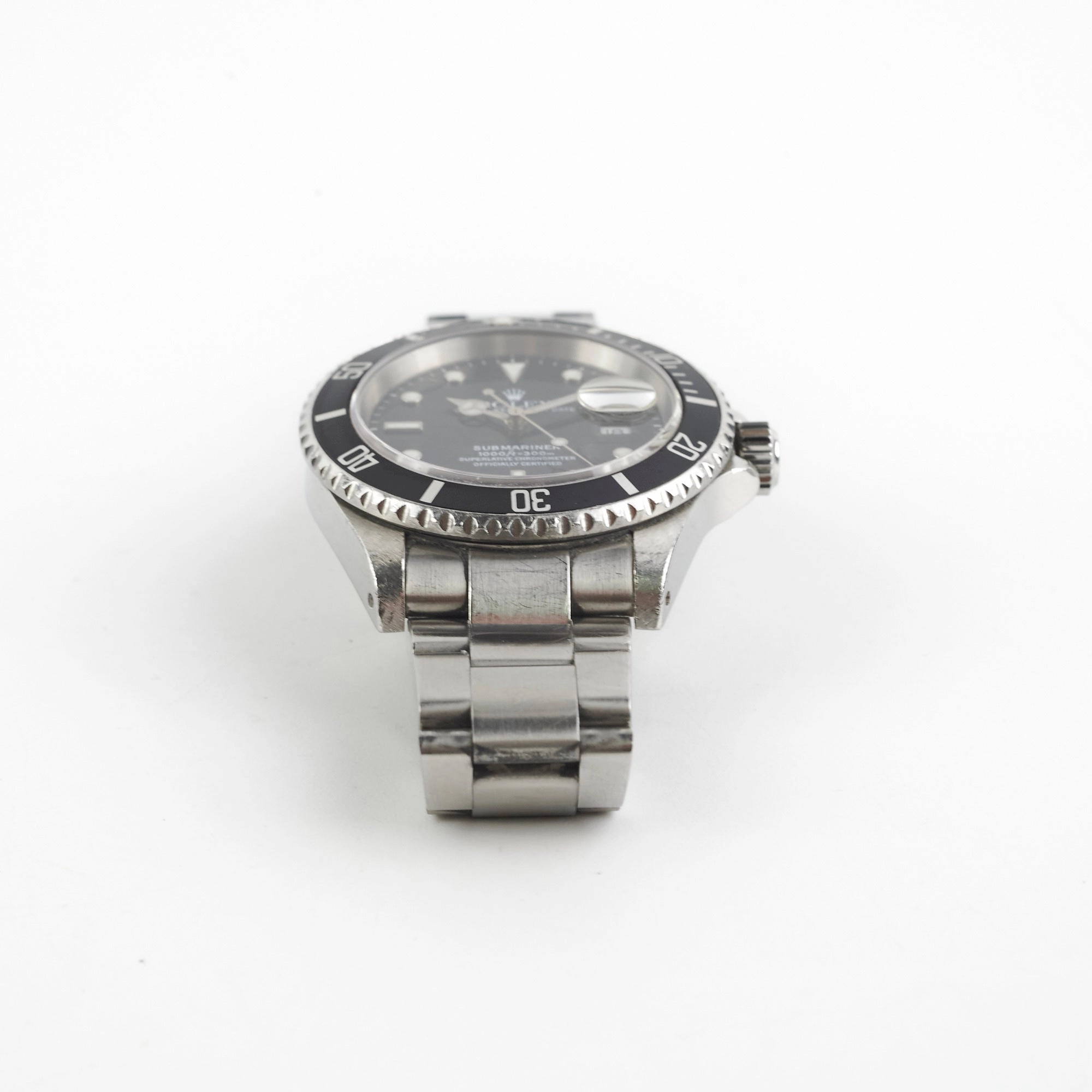 Rolex Submariner 40mm Black Face Watch - Year 2000