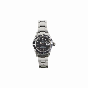 Rolex Submariner 40mm Black Face Watch - Year 2000