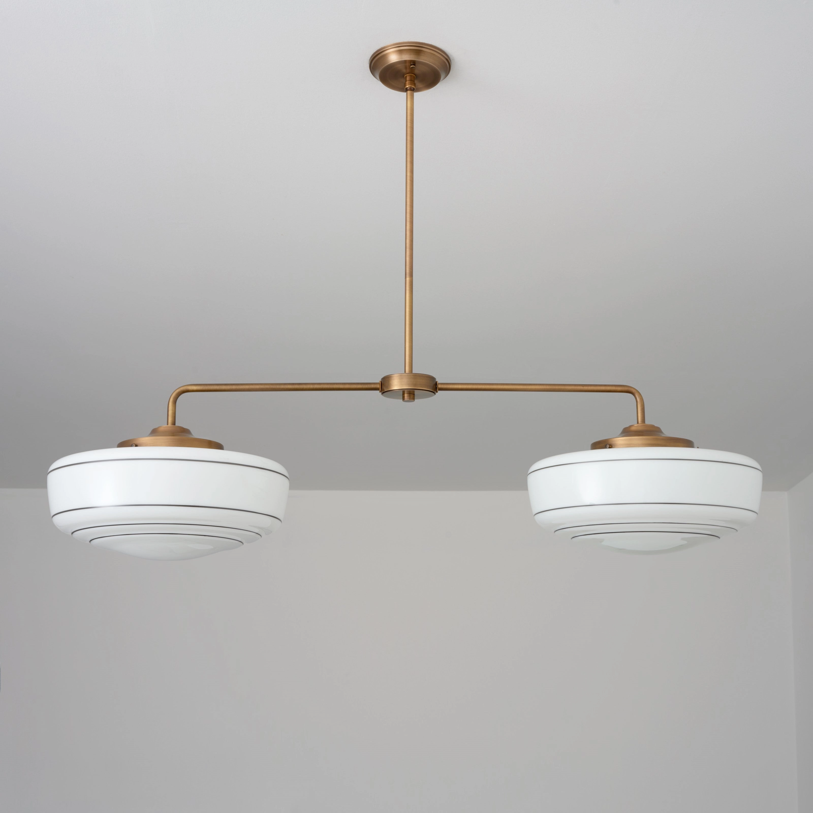 Rutland (Opal Striped) | Modern Chandelier
