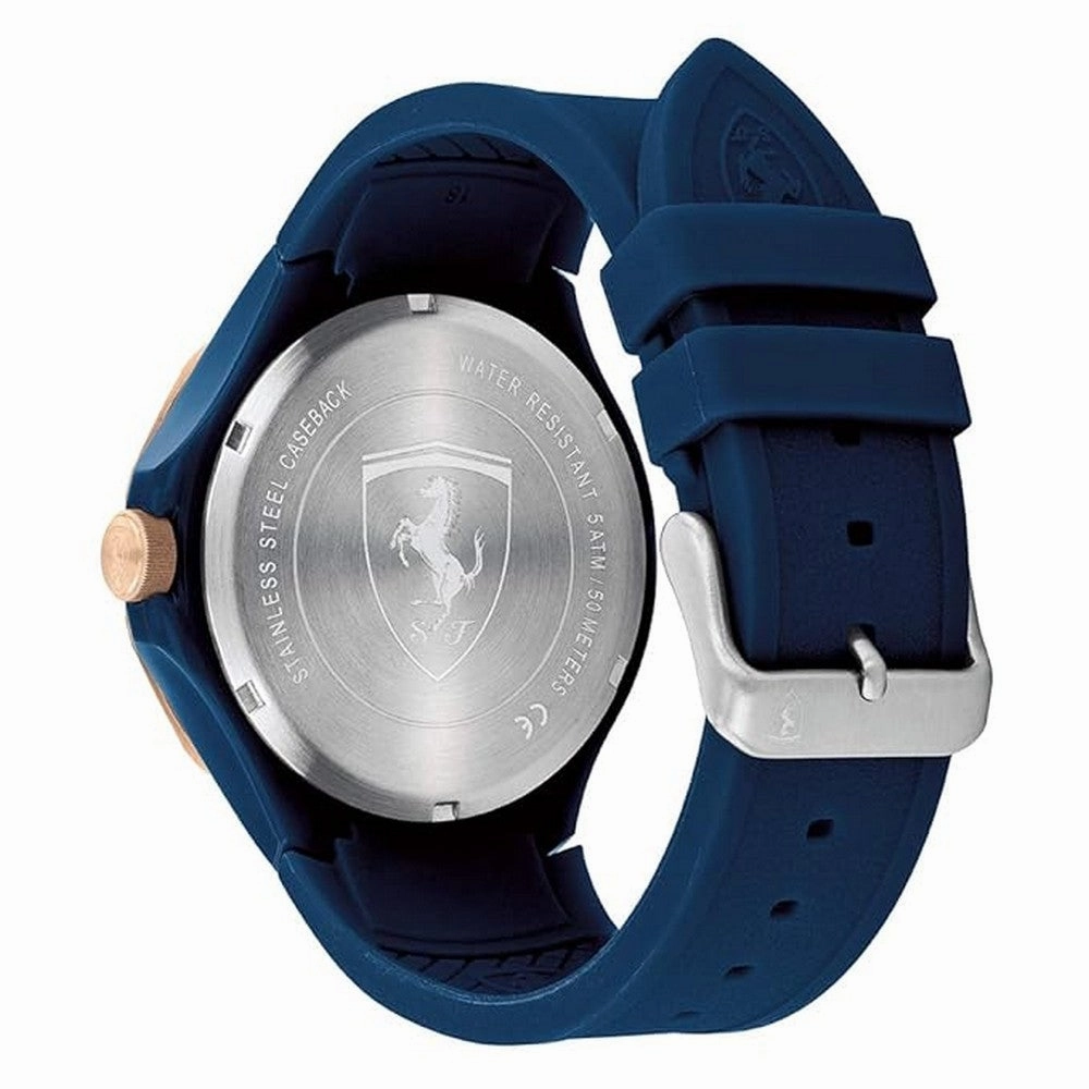 SCUDERIA Ferrari 0830724 Pista Analogue Blue Dial Men's Watch