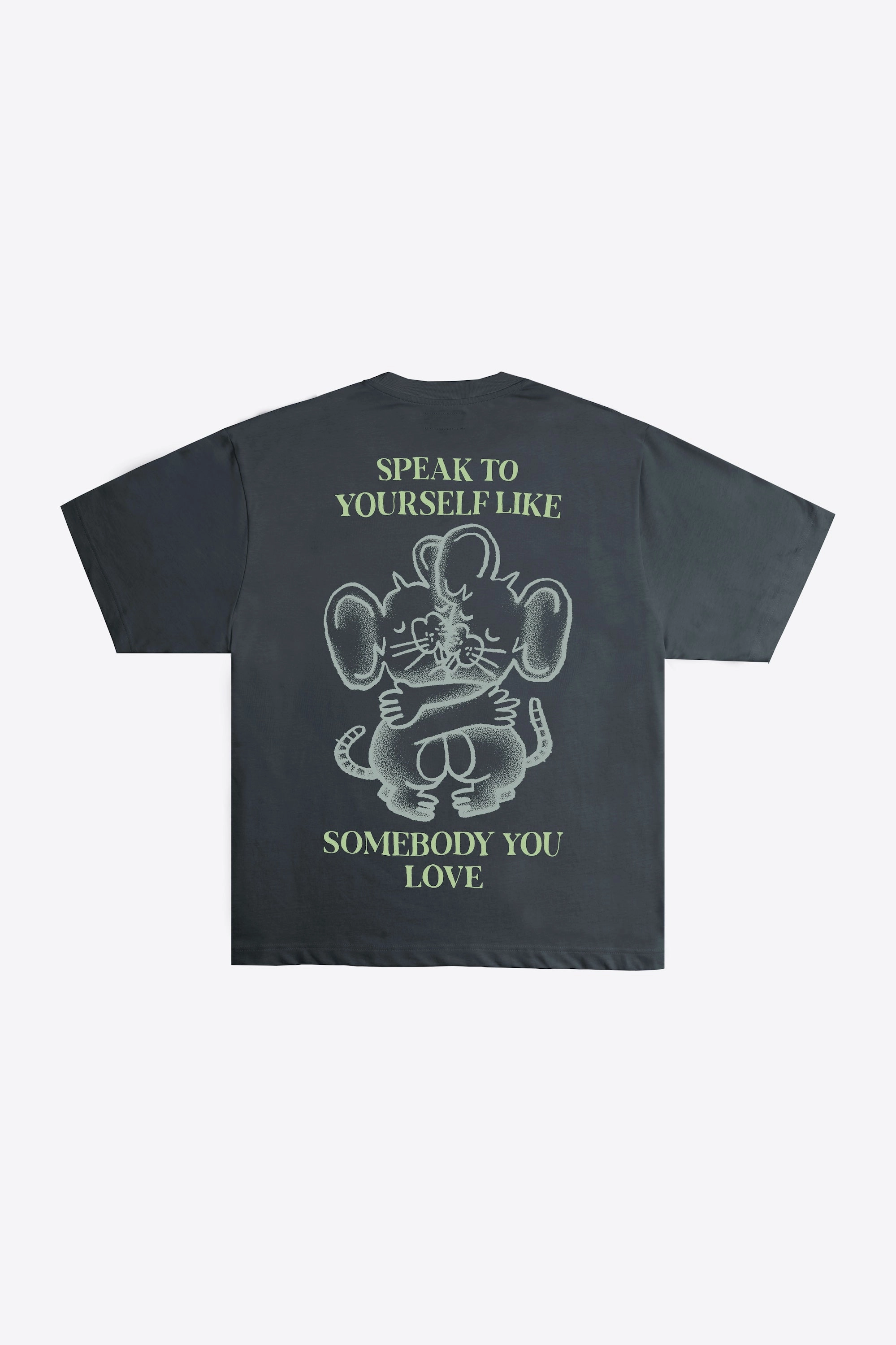 Speak to Yourself Like Somebody You Love S/S Tee (Indigo Dust)