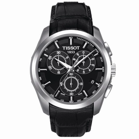 Tissot Couturier Chronograph 41mm Black Dial Quartz Gents Watch T0356171605100