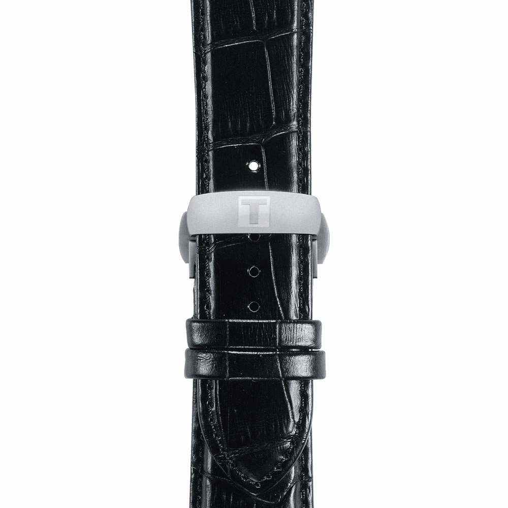 Tissot Couturier Chronograph 41mm Black Dial Quartz Gents Watch T0356171605100