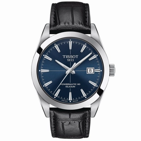 Tissot Gentleman Powermatic 80 Silicium 40mm Blue Dial Automatic Gents Watch T1274071604101