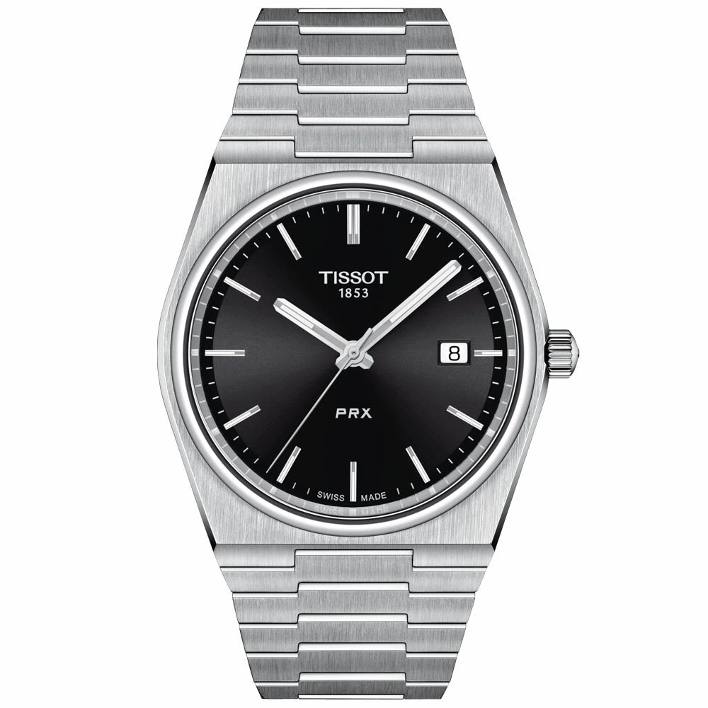 Tissot PRX 40mm Black Dial Quartz Gents Watch T1374101105100