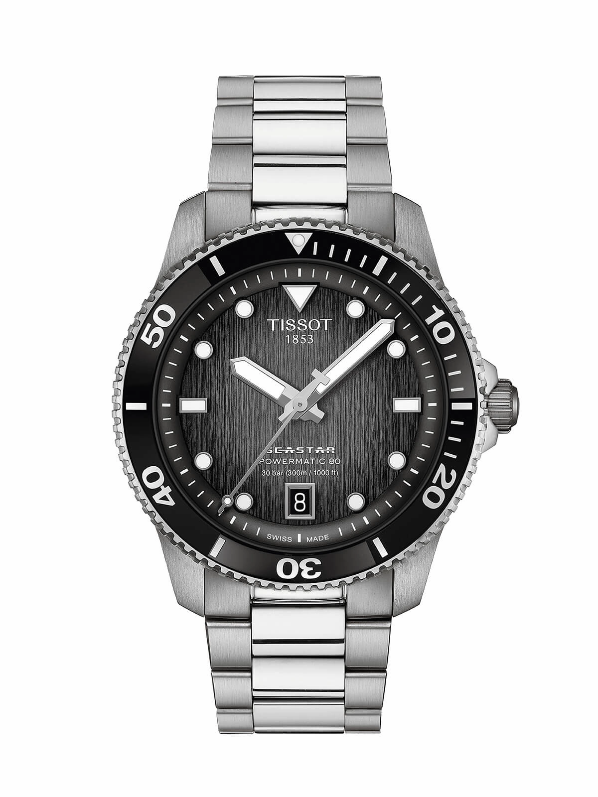 Tissot Seastar 1000 Powermatic 80 Watch 40mm T120.807.11.091.00