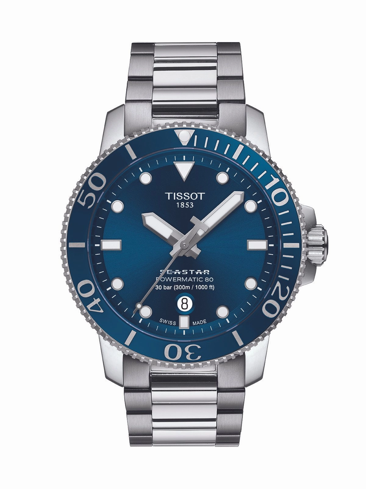 Tissot Seastar 1000 Powermatic 80 Watch 43mm T120.407.11.041.03