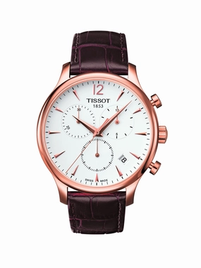 Tissot Tradition Chronograph Watch 42mm T063.617.36.037.00