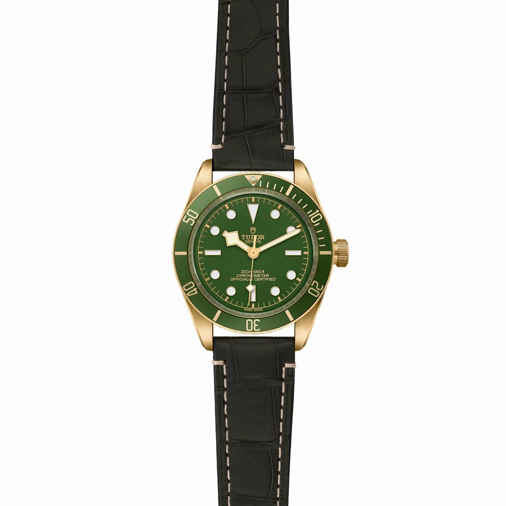 TUDOR Black Bay 58 18ct Gold 39mm Green Dial Watch M79018V-0001